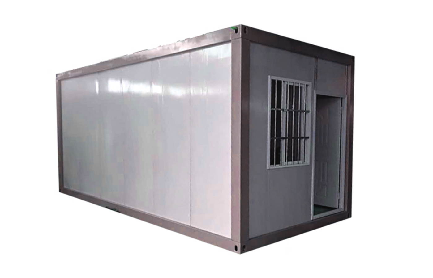 Hordozható 20 láb előregyártott, lapos csomagolású konténerház Költséghatékony iroda Hordozható 20 láb előregyártott, lapos csomagolású konténerház Költséghatékony iroda