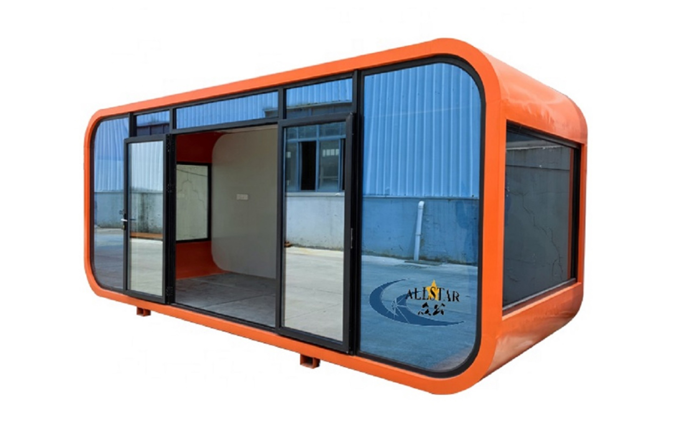 20 láb modern, testreszabott Apple Container House High Luxury House, közvetlenül az otthonában